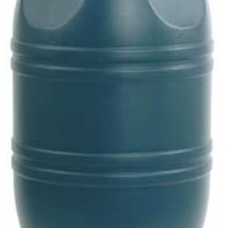 Bidón Circular, 220 Litros. Tapa con burlete de goma, cierre de rosca y tapón central hexagonal - Imagen 1