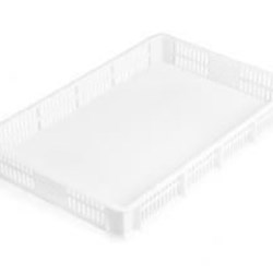 Caja Apilable 600x400x 75mm. 13L. Paredes Ranuradas - Imagen 1