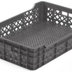 Caja Apilable 600x400x140mm. 23L. Ranurada - Imagen 1