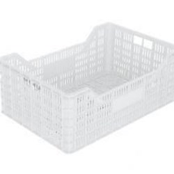 Caja Apilable 600x400x200mm. 38L. Ranurada - Imagen 1