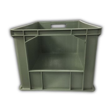 Caja Apilable 600x400x320mm. 63L. Abertura Lateral Corto - Imagen 2