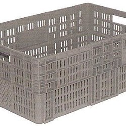Caja Apilable/Encajable 600x400x223mm. 40L. Ranurada - Imagen 1