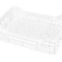 Caja Plástica 500x300 mm, 14.5 Litros, fondo ranurado y paredes ranuradas - Imagen 1