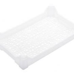 Caja Plástica 500x300 mm, 9 Litros, fondo ranurado y paredes ranuradas - Imagen 1