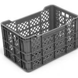 Caja Plástica 500x325 mm, 35 Litros, fondo ranurado y paredes ranuradas - Imagen 1