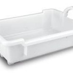 Caja Plástica 650x450 mm, 20 Litros, fondo cerrado y paredes cerradas - Imagen 1