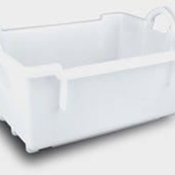 Caja Plástica 650x450 mm, 40 Litros, fondo cerrado y paredes cerradas - Imagen 1