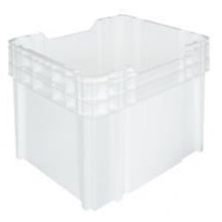 Caja Plástico 600x500 mm, 100 Litros, fondo cerrado y paredes cerradas - Imagen 1