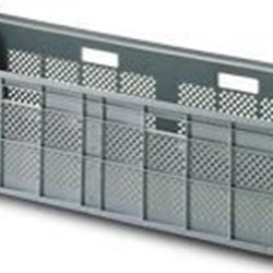 Contenedor 1060x395 mm, 100 Litros, fondo y paredes ranuradas - Imagen 1