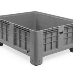 Contenedor Plástico 1200x1000 mm, 376 Litros, fondo y paredes cerradas - Imagen 1