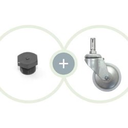 Contenedor Plástico 1200x1000 mm, 376 Litros, fondo y paredes ranuradas - Imagen 2