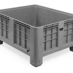 Contenedor Plástico 1200x1000 mm, 488 Litros, fondo y paredes cerradas - Imagen 1
